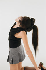 SATIN RIBBON / BLACK