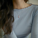 ピンクプルメリアネックレス/PINK PLUMERIA NECKLACE