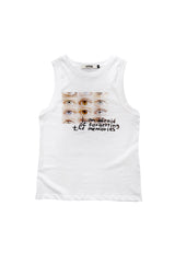 マイノリティーレポートノースリーブTシャツ / Minority Report Sleeveless Tee WHITE
