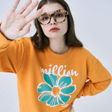 ミリオンフラワースウェットシャツ/MILLION FLOWER SWEATSHIRT