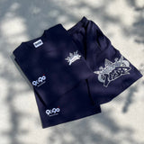 キングロゴラインストーンTシャツ