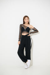 サムホールシルクロップTシャツ / TOP(9330) Thumbhole Siru Crop Tee