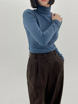 シンストライプウォームポーラーTシャツ/Thin Stripe Warm Polar T-shirt (4color)