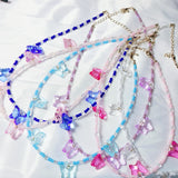 Butterfly beads necklace