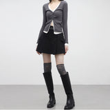 Weevil cargo pleated skirt