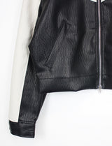 モーターカラーマッチングレザージャケット / motor color matching leather jacket