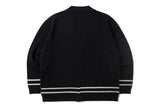 ノッチラペルニットブレザー / NOTCHED LAPEL KNIT BLAZER_BLACK