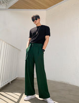 Double Belt Wide Pants (6686089937014)