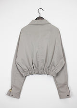 バルーンクロップクラックジャケット/Balloon Crop Crack Jacket (2color)