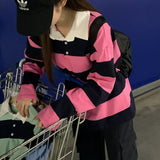 [Bellide made] Stripe Long Sleeve T-shirt