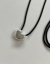 [92.5silver] マニッシュハートネックレス_VER.2