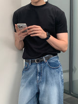 ラボワイドブラッシュデニムパンツ / Labo Wide Brush Denim Pants (Light Blue)