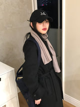 Verliebt high neck long coat