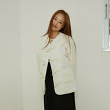 クラウドキルティングジャケット / Cloud quilting jacket (ivory)