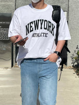 ニューヨークプリントTシャツ / [MADE]NEVERDOWHY NEWYORK PRINTING T-SHIRTS
