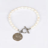 ロゴパールブレスレット / LOGO PEARL BRACELET