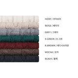 LMN Liton Cable Semi-Ziped Knit (7 colors)
