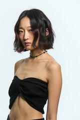 Black rose choker