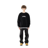 フィリングステーションスウェットシャツ / FILLING STATION SWEAT SHIRTS MSHCR003-BK