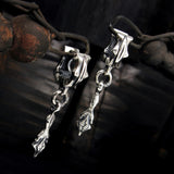 サジタD-1シルバーフープイヤリング / Sagitta-D1 silver hoop earring (4593081843830)
