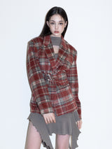 x Kyla Corste Wool Jacket (RED)