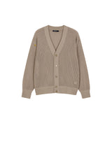 WAFFLE FISHNET CARDIGAN BEIGE (6691444588662)