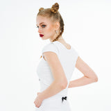 ローズバタフライTシャツ / Rose Butterfly T-shirt [White]