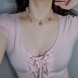 ダーリンビーナスパールチョーカーネックレス / Darling Venus Pearl Choker Necklace