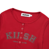 ARCH LOGO SLIM FIT LONG SLEEVE [RED]