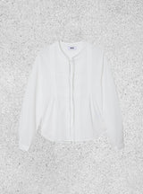 pintuck string shirt