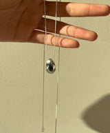 (silver925) Brush long necklace