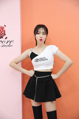 チェーンベルトスカートショーツ / SKI(6434) chain belt skirt shorts
