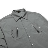 Arrow Zip Shirts Grey 0167 (4644364714102)
