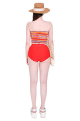 ツイストビキニショーツ/twist bikini shorts (red)