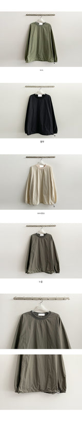 Todobaslock Hem String Banded Waist Sweatshirt