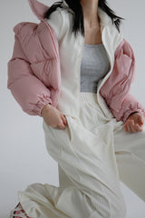 ベルベットリブジップアップ/Velvet Ribbed Zip Up [ Ivory ]