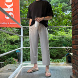LMN Summer Ice Cropped Wide Pants (5 colors)