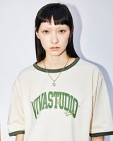 Younger Song × VIVASTUDIO Collaboration Ringer College Logo Tee