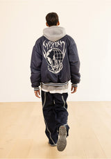 バーチャルワールド60Zバーシティージャケット/VIRTUAL WORLD 6OZ VARSITY JACKET