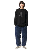 メルトアウトラインロゴロングスリーブTシャツ / MELT OUTLINE LOGO LS TEE (4565055832182)
