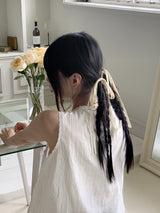 バレーコアサテンリボンヘアタイ