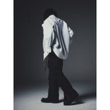 レクシオンカーブドジップオーバーシャツ / REXION CURVED ZIP-OVER SHIRT_WH