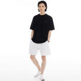 オーバーフィットマシュマロポイントショートスリーブT/OVERFIT MARSHMALLOW POINT SHORT-SLEEVED T-BLACK