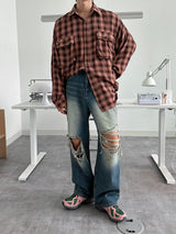 [ASCLO MADE] Legacy Check Over Shirt (2color)