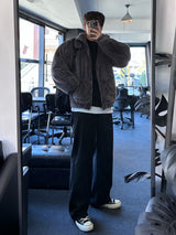 overfit wellon kara mink loosefit jumper