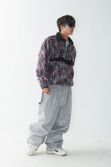 ロゴコットンスーパーワイドパンツ / BSR2223FWPT004 LOGO COTTON SUPER WIDE PANTS CEMENT GRAY