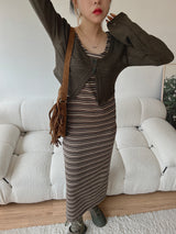 チチクロップカーディガン / Chichi Crop Cardigan (4color)