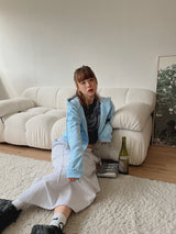 ピンタックドロングスカート / Pin-tucked Long Skirt (3color)