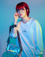 FAKY × NERDUNIT コラボレーションロングTシャツ（ホワイト）※送料込み (4482967240822)