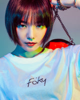 FAKY × NERDUNIT コラボレーションロングTシャツ（ホワイト）※送料込み (4482967240822)